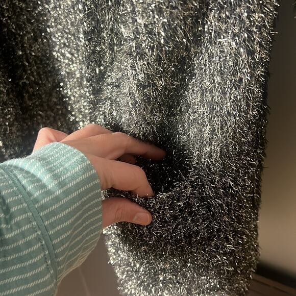 Zero Degrees Celsius Metallic Cardigan Sweater Size Small - Picture 4 of 9